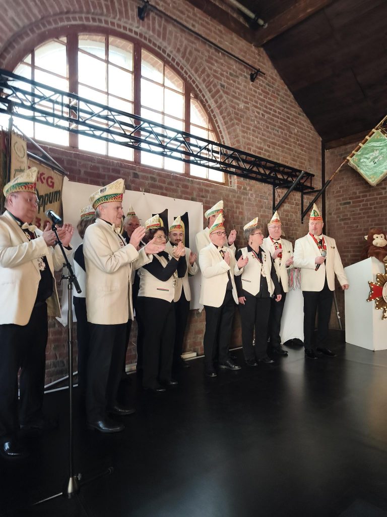 Die 38er zum Start in die Jubiläumssitzung 2026 der Gesellschaft 1938 Krefeld-Oppum e.V. am 18.01.2026